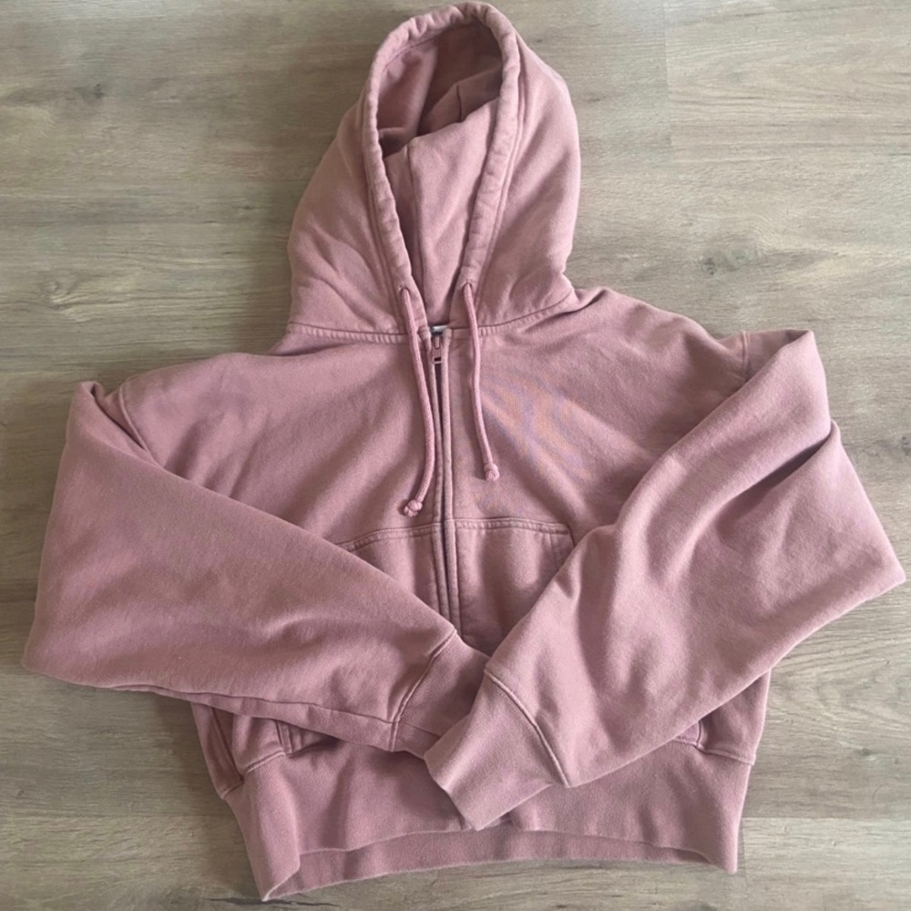 Tna Extra Fleece Boyfriend Boxy Zip Hoodie Gem